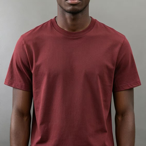 Camiseta de Cuello Redondo de Algodón Peinado de 250g, Estilo Summer Mint Mambo, con Logotipo OEM, Color Verde <span class=keywords><strong>Matcha</strong></span>, Algodón Puro, Manga Corta Holgada - Product Image 5