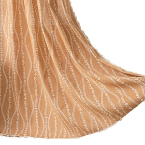 XinLan Vente en gros rideaux <span class=keywords><strong>vert</strong></span> <span class=keywords><strong>sauge</strong></span> pour salon, rideaux floraux semi-transparents Boho 84 pouces de longueur 2 panneaux - Product Image 3