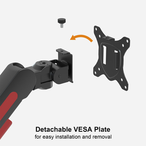 Charmount VESA Monitor-cánh tay-kim loại có thể điều chỉnh giữ đứng màn hình duy nhất gắn cánh tay cho màn hình - Product Image 3