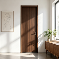 Porte extérieure en bois d'orme écologique personnalisée pour maison, appartement, hôtel et chambre - Isolation phonique - Autre porte