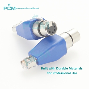 DMX512 5Pin XLR dişi RJ45 erkek Ethernet adaptörü CAT5e <span class=keywords><strong>DMX</strong></span> denetleyici sahne LED aydınlatma hoparlör mikser, RJ45 XLR - Product Image 5
