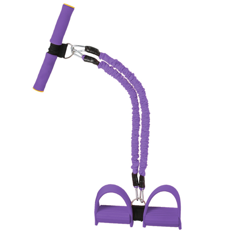 Three purple ropes