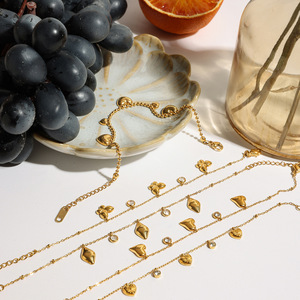 Europeo americano nuevo personalizado Acero inoxidable mano decoración perla mariposa dedo pulsera mano cadena para mujer - Product Image 2