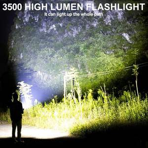 Lampe torche tactique rechargeable en aluminium magnétique à LED 30W, 1200 lumens, indicateur de batterie, portée longue de 1200 m, lumière puissante, vente en gros - Product Image 2