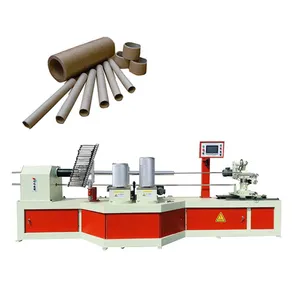 Automatic long paper tube curling machine glue device paper core tube machine for sale