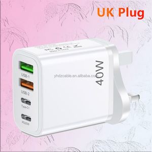 Wholesale UK US EU AU 30W Fast PD 3.0 USB-<b>C</b> Wall Charger with PC Fireproof Material for <b>Type</b>-<b>C</b> Power <b>Adapter</b> - Product Image 2