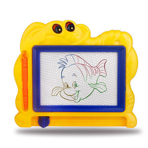 กระดานวาดภาพกราฟฟิตีปริศนาแม่เหล็กขนาดเล็กสีดำสีขาวสำหรับเด็กพลาสติก ABS เป็นมิตรต่อสิ่งแวดล้อมรีไซเคิลได้ตามต้องการ - Product Image 6