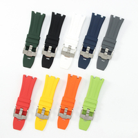 Win-Win gekerbtes FKM-Gummi armband für Ersatz band zubehör im AP-Stil 27mm 28mm 30mm