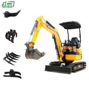 Miniexcavadora China ELORRY EL10 de 1 Tonelada, Miniexcavadora de Orugas con Certificación CE - Product Image 3