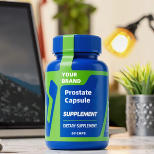 OEM kapsul kesehatan prostat mendukung Vegan kapsul prostat ramah dewasa yang dapat disesuaikan - Product Image 2