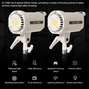 ZSYB ไฟ LED แบบพกพา, ไฟ LED สำหรับถ่ายภาพวิดีโอขนาด100วัตต์สำหรับสตูดิโอ - Product Image 4