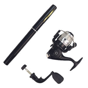 Fabricante al por mayor cañas de pescar de pluma pequeña y carretes giratorios <span class=keywords><strong>cana</strong></span> de pescar de bolsillo - Product Image 2
