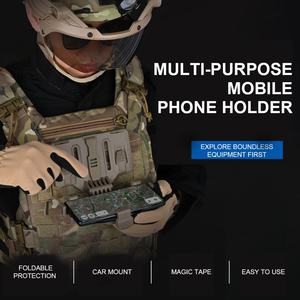 Support de navigation pliable en nylon avec tige en carbone MOLLE tactique, support de téléphone portable étanche pour gilet tactique, accessoires de chasse - Product Image 3
