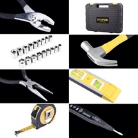Producto Popular 2025, Kit de Herramientas Manuales para el Hogar, Juego de Herramientas Manuales Combinadas para Uso en el Automóvil y Regalos