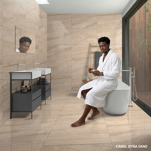 Large Format Porcelain <b>Tiles</b> 600x1200mm Wear Resistant Surface for Shopping Mall and Commercial Interiors - Product Image 2