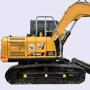 Excavatrices sur chenilles d'occasion de marque SANY certifiées CE avec godet, mini-machines d'excavation d'occasion SY95C, excavatrice d'occasion - Product Image 1