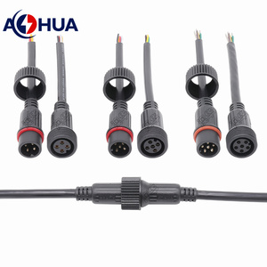 Cable de alimentación de 3 pines, <span class=keywords><strong>M23</strong></span>, macho, hembra, redondo, plástico, hueco, conector moldeado, 2,5/1,5/1,0/0, 75 mm2, Cable para iluminación Led - Product Image 3