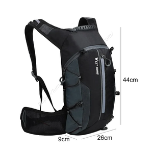 Sac à dos de cyclisme respirant WEST BIKING 10L, imperméable, ultraléger et pliable pour l'escalade, les voyages et la randonnée en extérieur (vente en gros) - Product Image 3