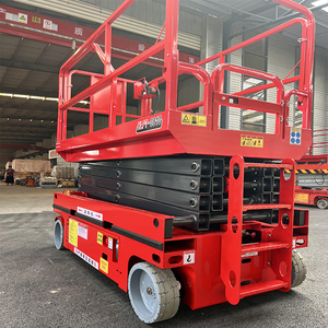 Otomatik Yürüyen Platform 6m 8m 10m 12m 14m Kendinden Tahrikli Mobil Elektrikli Makaslı Platform Adam Kaldırıcı - Product Image 1