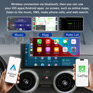 <span class=keywords><strong>Autoradio</strong></span> Linux 12,3 pouces pour Audi A1 2012-2018 8X Navigation GPS CarPlay sans fil Android Auto Lecteur multimédia - Product Image 4