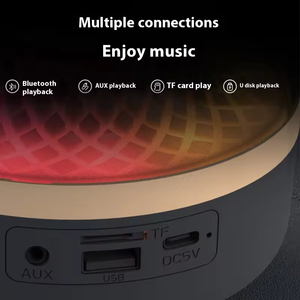 Trong suốt RGB thủy tinh đầy màu sắc 4 hộp âm thanh di động G4 HIFI loa không dây thời trang âm nhạc rung loa với thêm <span class=keywords><strong>Bass</strong></span> - Product Image 6