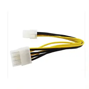 7.8'' New ATX 12V 4 Pin Male to 8 Pin Female M/F PC Computer CPU Power Cable Connector