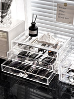 Organisateur de lunettes de style tiroir, présentoir de lunettes de soleil multi-niveaux en acrylique pour bureau, anti-poussière et résistant aux chocs