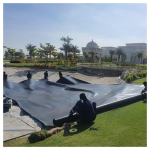 HDPE <span class=keywords><strong>PVC</strong></span> LLDPE Matériaux LDPE Géomembrane PP PE Membrane Imperméable Polyéthylène Enveloppe de Maison et Toit Solution Imperméable - Product Image 5