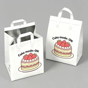 Sac isotherme personnalisé en non-tissé pour livraison de repas, sac de transport en aluminium pour pâtisseries à emporter - Product Image 3