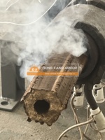 Petite machine à briquettes de riz en sciure de bois de 300 kg/h pour la cuisson
