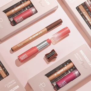 Miễn Phí Mẫu Tùy Chỉnh Lip Trang Điểm Combo Lipliner Son Môi Thiết Lập Giữ Ẩm Lâu Dài Độ Bóng Cao Kem Son Môi Bóng Thiết Lập - Product Image 5