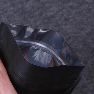 Sac alimentaire personnalisable pour supermarché, en PE épais avec fenêtre, en aluminium, refermable, autoportant et imprimable avec logo - Product Image 4