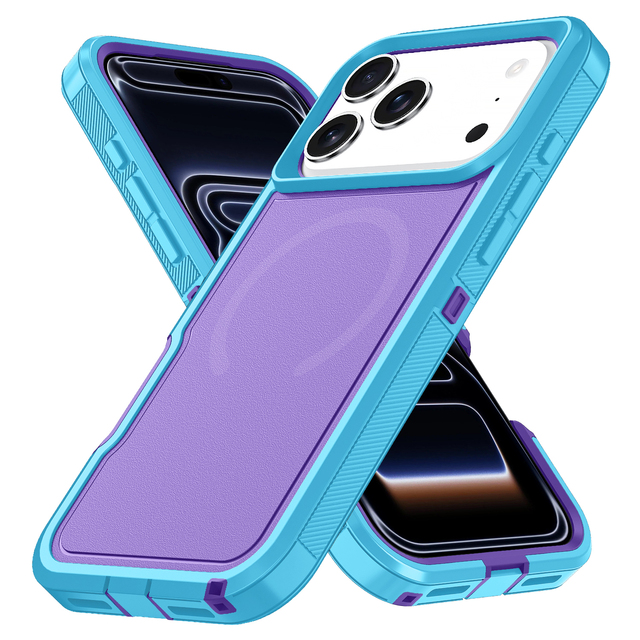 For 17 Defender Hard Case Heavy Duty Rugged TPU+PC Material Business Design for XT iPhone 17 Pro Max