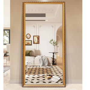 <span class=keywords><strong>Espejo</strong></span> de Pie <span class=keywords><strong>con</strong></span> Marco de Madera Tallada, <span class=keywords><strong>Base</strong></span> de Madera, Decoración Moderna para el Hogar, <span class=keywords><strong>Espejo</strong></span> de <span class=keywords><strong>Cuerpo</strong></span> Entero, <span class=keywords><strong>Espejo</strong></span> de Madera - Product Image 1