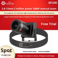 Cámara Industrial USB 1080P con Zoom 2.8-12mm, SDK, Quad Core, Metálica, Compatible con Android y Raspberry Pi, UVC, Sin Controladores