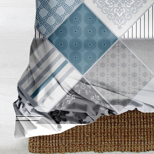 Juego de cama con estampado de estilo europeo y americano, juego de edredón, juego de edredón - Product Image 4