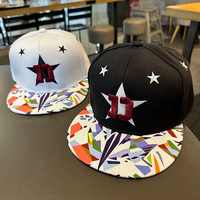 Casquettes Snapback en toile bleu marine à 6 panneaux, profil bas, non structurées, à visière plate, avec boucle en métal et cuir, logo personnalisé – Grande Vente