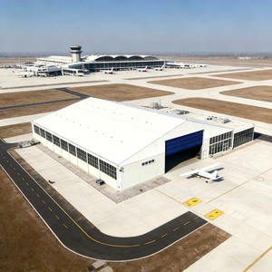 hangar طائرة من هيكل فولاذي خفيف الوزن جاهزة الصنع بتصميم عصري مخصص حسب الطلب في الصين بسعر المصنع - Product Image 3