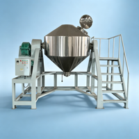 Mélangeur de fûts industriels en acier inoxydable 2000L/1500L avec moteur AC et transmission par engrenages pour le mélange d'engrais et de savon liquide