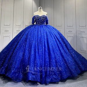 Robes de Quinceañera inspirées de <span class=keywords><strong>Fairy</strong></span> <span class=keywords><strong>Tail</strong></span>, bleu royal, Azul Vestidos De 15 Xv Anos Debutantes Para 15 Jancember - Product Image 2