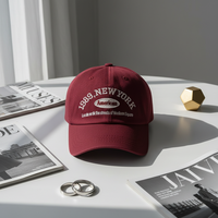 Chapeau en pur coton de haute qualité avec broderie 3D Madison Square Baseball Sun Duckbill