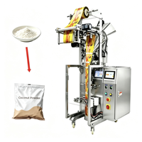 Machine d'emballage verticale automatique pour poudre, farine, épices, en sachets et sticks, avec remplissage à vis sans fin