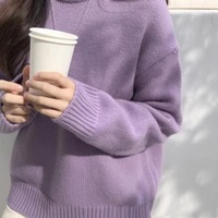 Pull en cachemire pour femme, couleur unie, respirant, élégant, pour l'automne et l'hiver, col rond, tricot ample