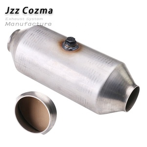 Tubo de Escape Universal con Catalizador Cerámico de Repuesto, Entrada de 63 mm, Salida de 127 mm, Cuerpo de 330 mm de Longitud Total, Euro 3 TWC Catalítico - Product Image 1