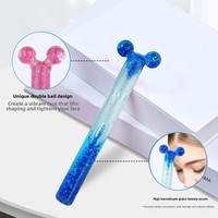 Système Derma DIY pour le corps, les yeux, le nez, les pieds, la tête, massage, prise US, anti-rides, masseur facial, rouleau musculaire 3D à double boule glacée