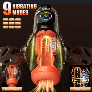 Masturbador Masculino Inteligente con Succión y Calentamiento, Copa Vibradora con Movimiento de Empuje, Juguetes Sexuales <span class=keywords><strong>para</strong></span> Hombres, Masturbación Automática - Product Image 4