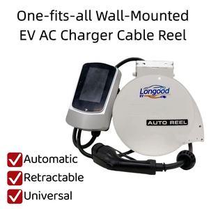 Nouveau Enrouleur de Câble de Chargeur CA Rétractable <span class=keywords><strong>Automatique</strong></span> Longood pour Véhicules Électriques, Compatible Universel pour la Recharge à Domicile, Recharge de Véhicules à Énergie Nouvelle, OEM, Économique - Product Image 2