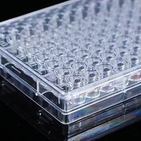 Plaque de culture PCR 96 puits profonds, fond plat transparent, couvercle de culture microbienne, personnalisable OEM/ODM, marque YKC, usage scientifique et médical