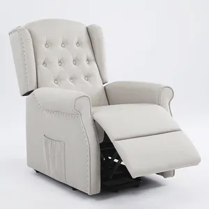 现代客厅电动按摩放松升降推背式躺椅沙发椅