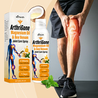 Ximonth 60ML Spray au magnésium pour le soulagement des douleurs articulaires, douces et portables, pour les douleurs musculaires et osseuses, crème articulaire et spray pour le soulagement des douleurs osseuses